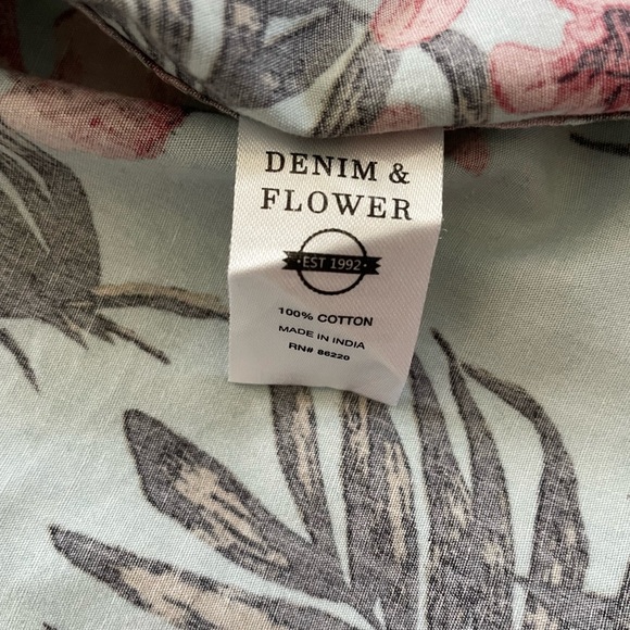 Denim and Flower “Hawaiian” Shirt - Picture 4 of 7